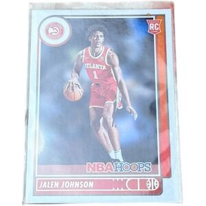 2021-22 NBA HOOPS Panini Jalen Johnson [RC] #213 FAST SHIPPING ATLANTA HAWKS